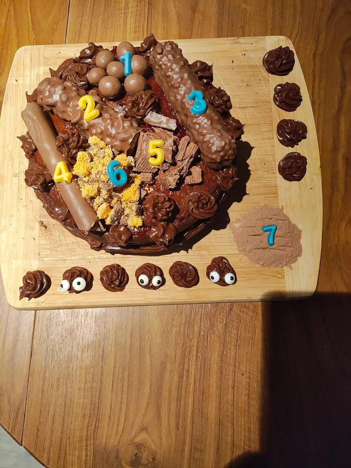 A cake from the Bristol Stool Chart cake competition
